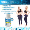 Image of (2 Pack) PhenAprin Diet Pills Weight Loss and Energy Boost for Metabolism – Phen Aprin Optimal Fat Burner and Appetite Suppressant Supplement