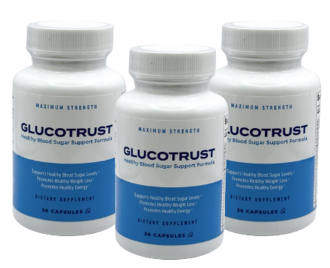 (3 Pack) GlucoTrust Original Glucose Management Complex Blood Sugar (90 Capsules)