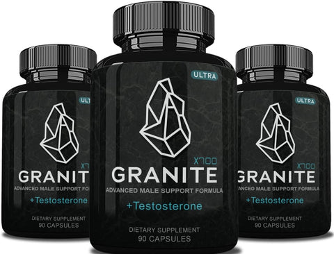 (3 Pack) Granite Male Support Advanced Formula Pills (270 Capsules) - LEIXSTAR
