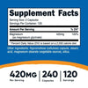 Image of Nutricost Magnesium Glycinate 420mg, 240 Capsules - 120 Servings - LEIXSTAR