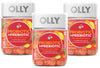 Image of (3 Pack) OLLY Probiotic + Prebiotic Gummy, Digestive + Gut Health Supplement, Peach, 90 Gummies - LEIXSTAR