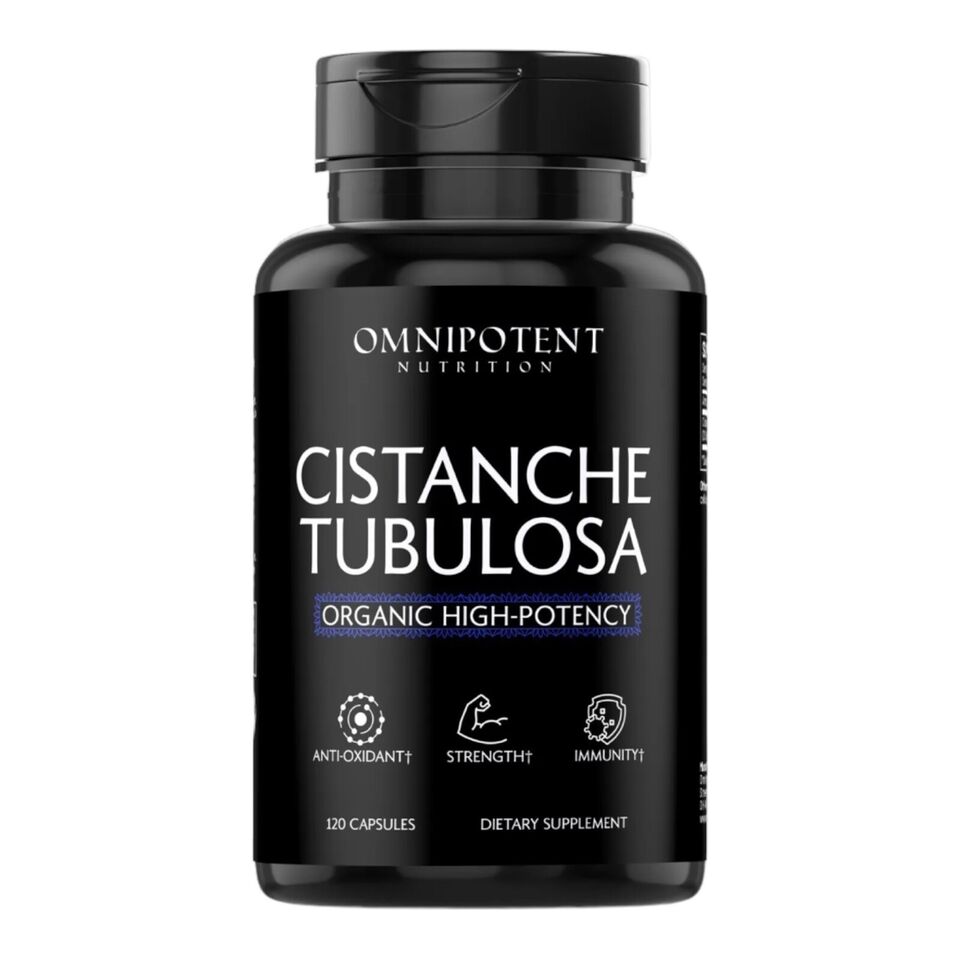 Organic CISTANCHE TUBULOSA High Potency 20:1 extract (120 capsules) - LEIXSTAR