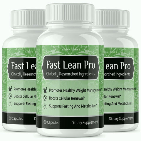 (3 Pack) Fast Lean Pro Capsules - Fast Lean Pro Dietary Supplement (180 Capsules) - LEIXSTAR