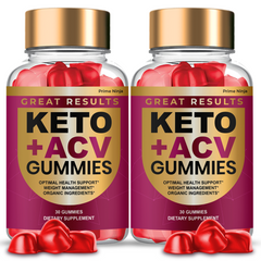 (2 Pack) Great Results Keto ACV Gummies, Max Strength, Advanced Formula - LEIXSTAR
