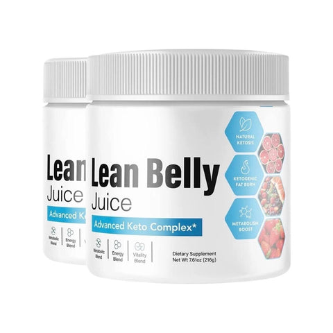 (2 Pack) Lean Belly Juice Powder, Keto Powder Supplement - LEIXSTAR