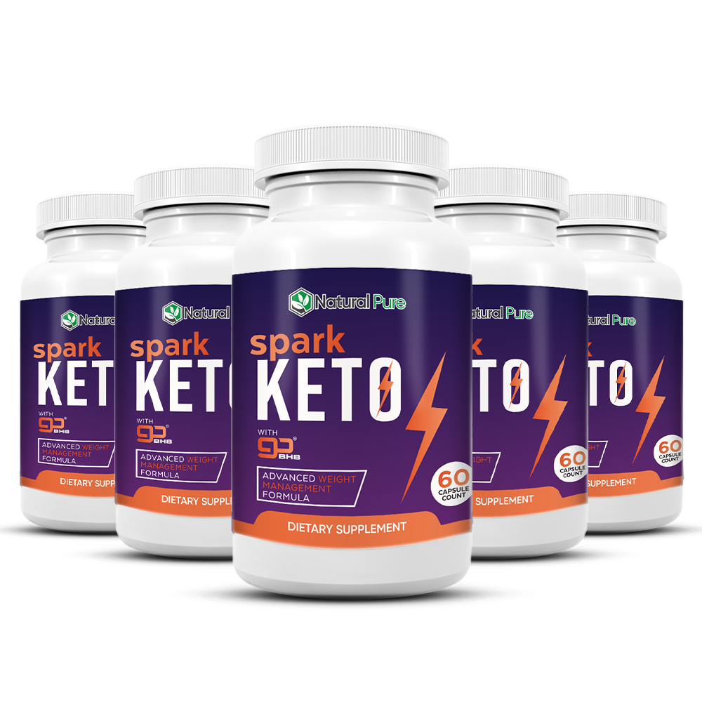 (5 Pack)  Spark Keto Supplement 180 Capsules - LEIXSTAR