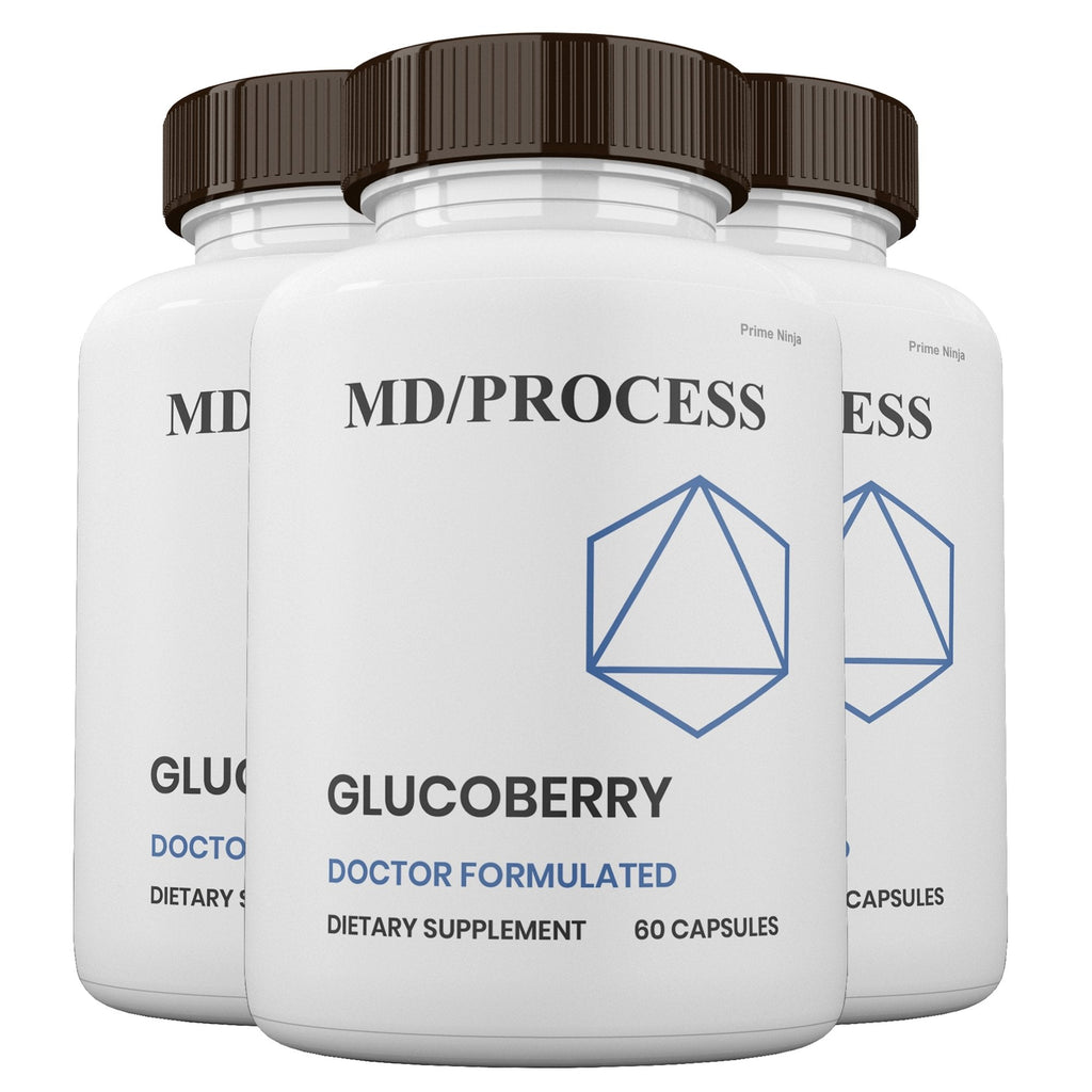 (3 Pack) Glucoberry Blood Sugar Capsules - LEIXSTAR