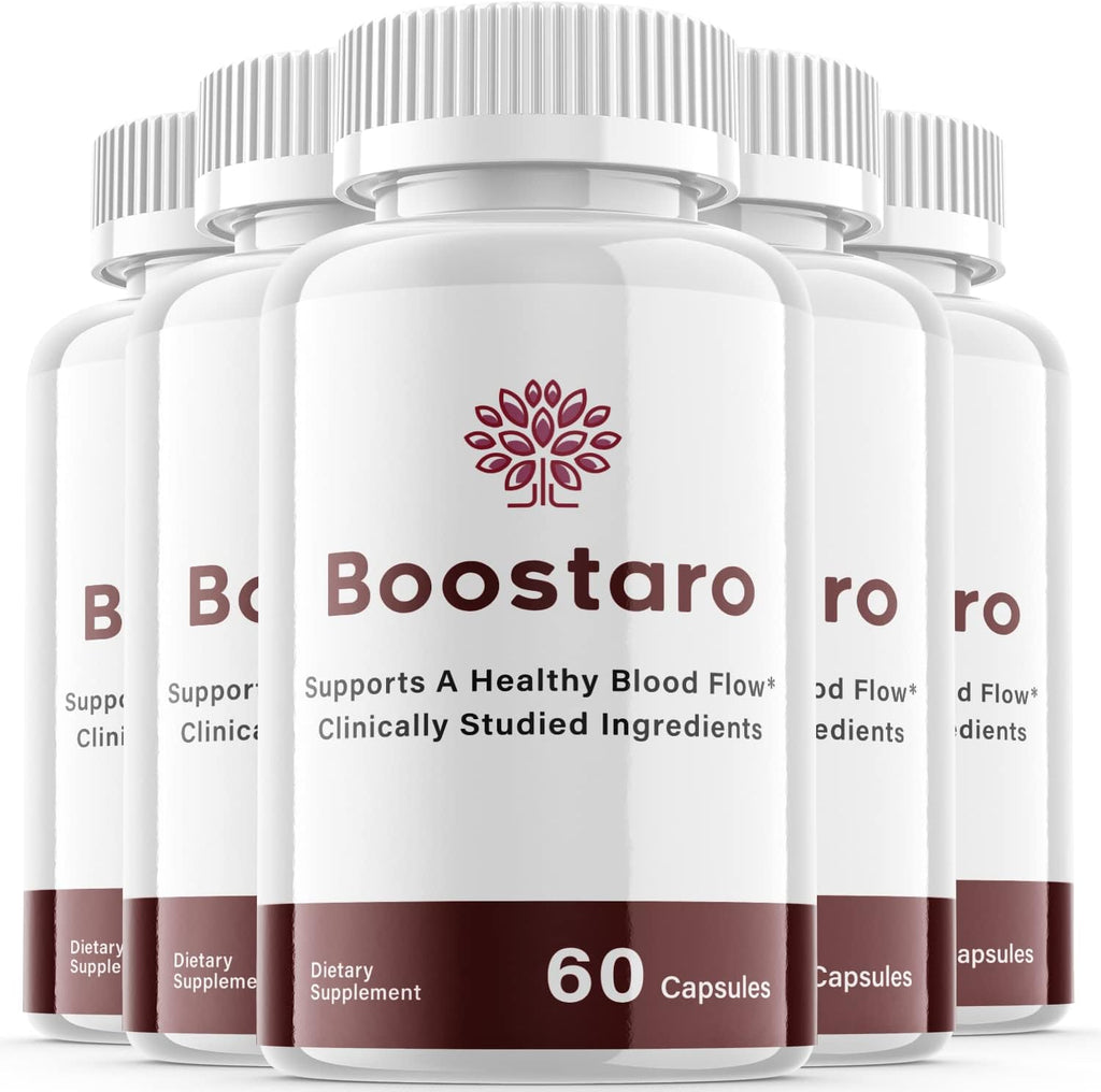 (5 Pack) Boostaro Pills Advanced Formula Supplement (300 Capsules)