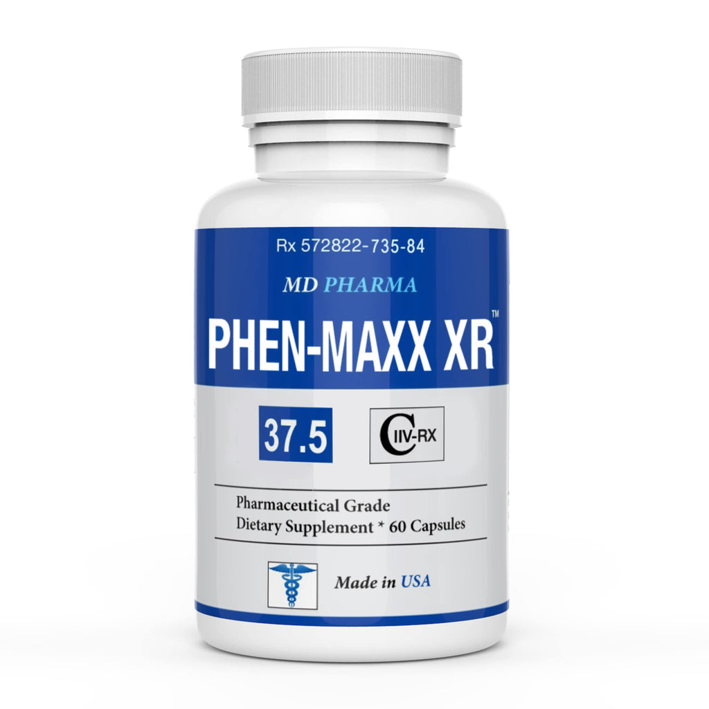 PHEN-MAXX XR 37.5 ® (Pharmaceutical Grade OTC - Over The Counter - Weight Loss Diet Pills) - Advanced Appetite Suppressant - Increase Energy - Clinically Proven Ingredients