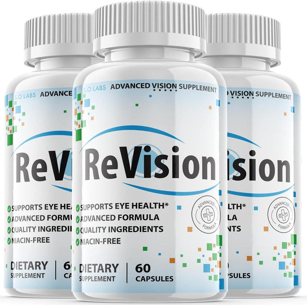 (3 Pack) Revision Eye Supplement Advanced Vision Capsules Pro (180 Capsules)