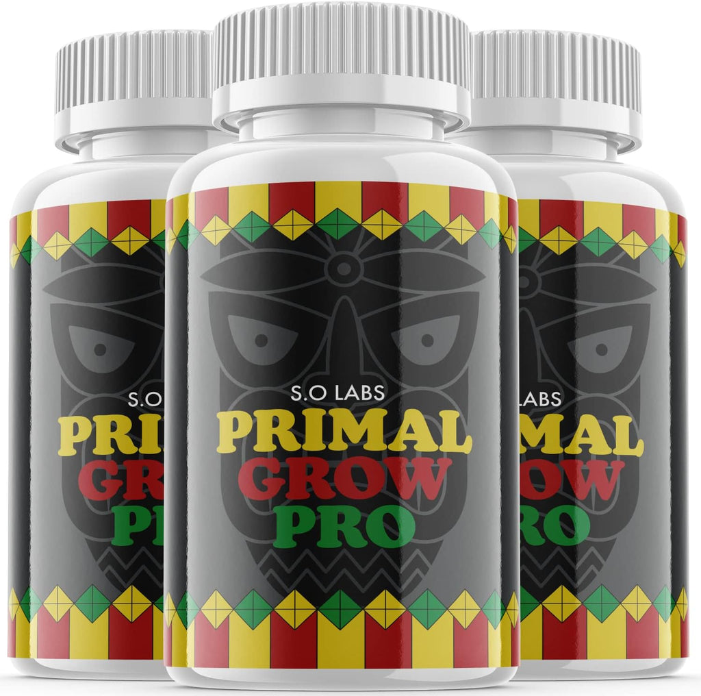 (3 Pack) Primal Grow Pro for Men (180 Capsules)