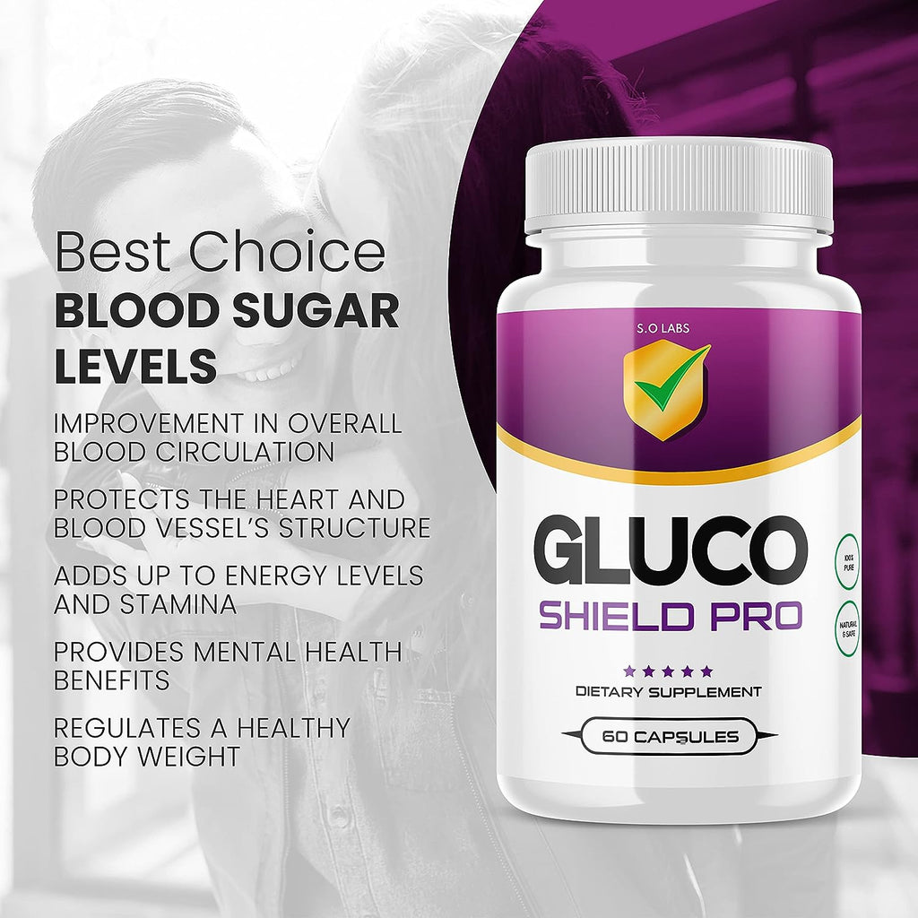 (3 Pack) Gluco Shield Pro Supplement Pills