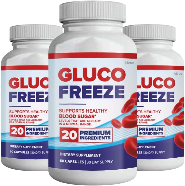 (3 Pack) Gluco Freeze 180 Capsules - LEIXSTAR