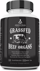Ancestral Supplements Grass Fed Beef Organs - 180 Capsules - LEIXSTAR