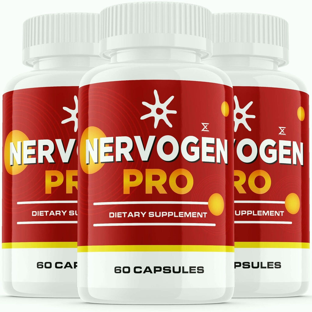 (3 Pack) Nervogen Pro Supplement (180 Capsules) - LEIXSTAR