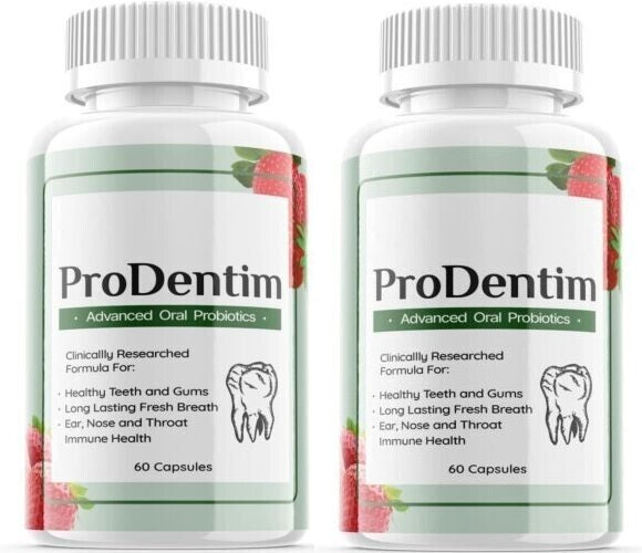 (2 Pack) Prodentim Advanced Dental Supplement - 120 Capsules - LEIXSTAR