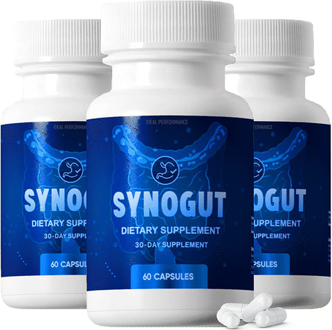 (3 Pack) Synogut Pills Dietary Supplement (180 Capsules) - LEIXSTAR