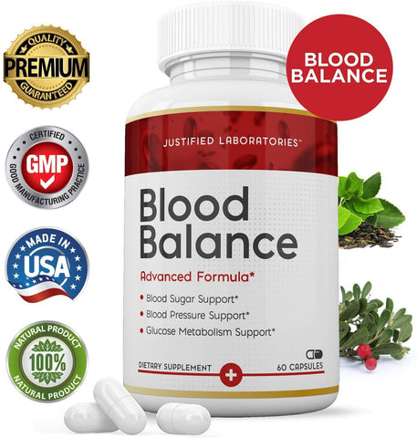 Blood Balance Advanced Formula All Natural Blood Sugar Support Supplement Pills - LEIXSTAR