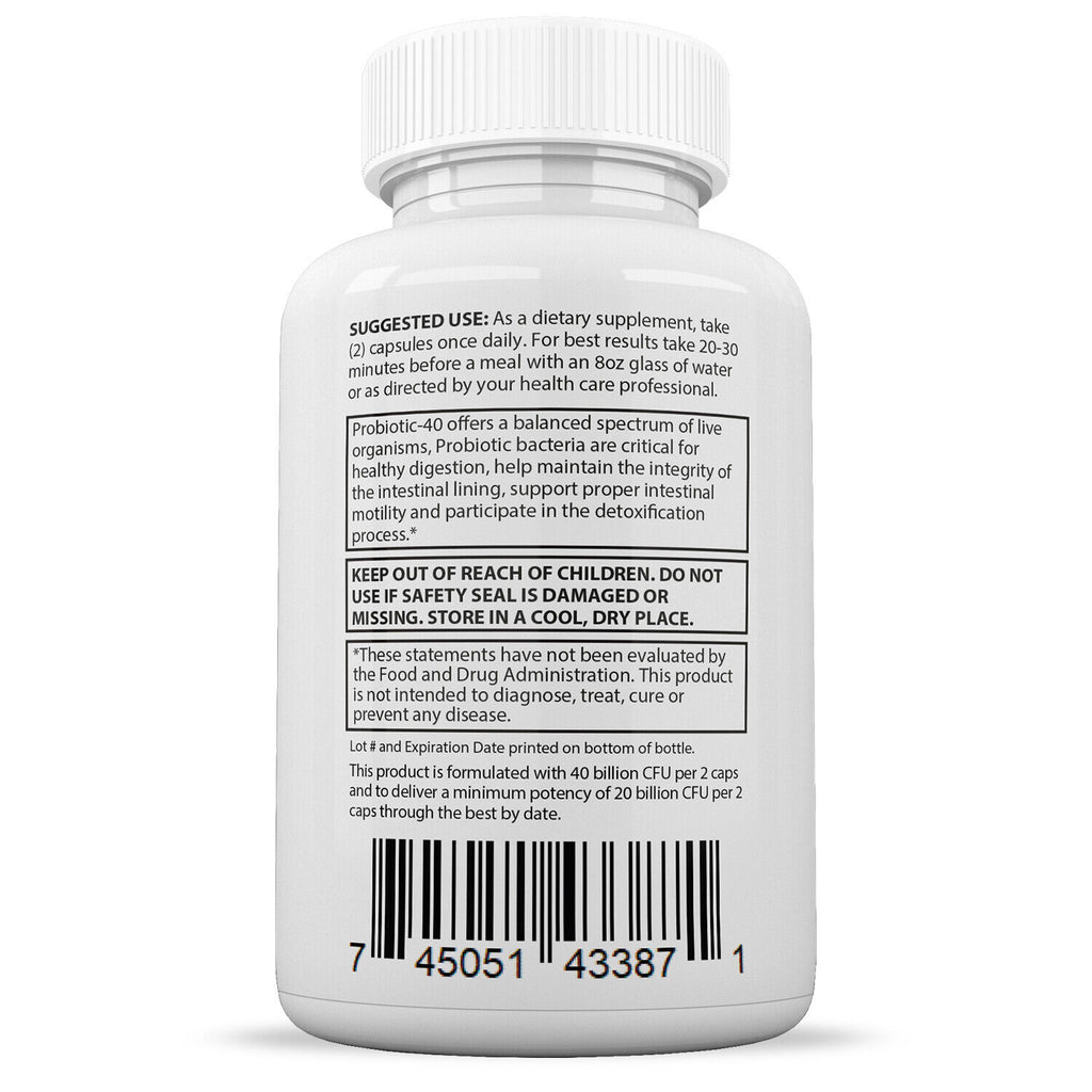 Fungus Clear Max Pills 40 Billion CFU Probiotic Supports - LEIXSTAR