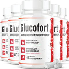 (5 Pack) Glucofort Supplement (300 Capsules) - LEIXSTAR