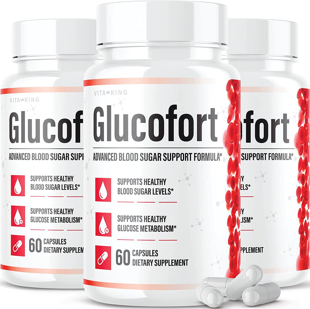 (3 Pack) Glucofort Supplement Support Formula (180 Capsule) - LEIXSTAR