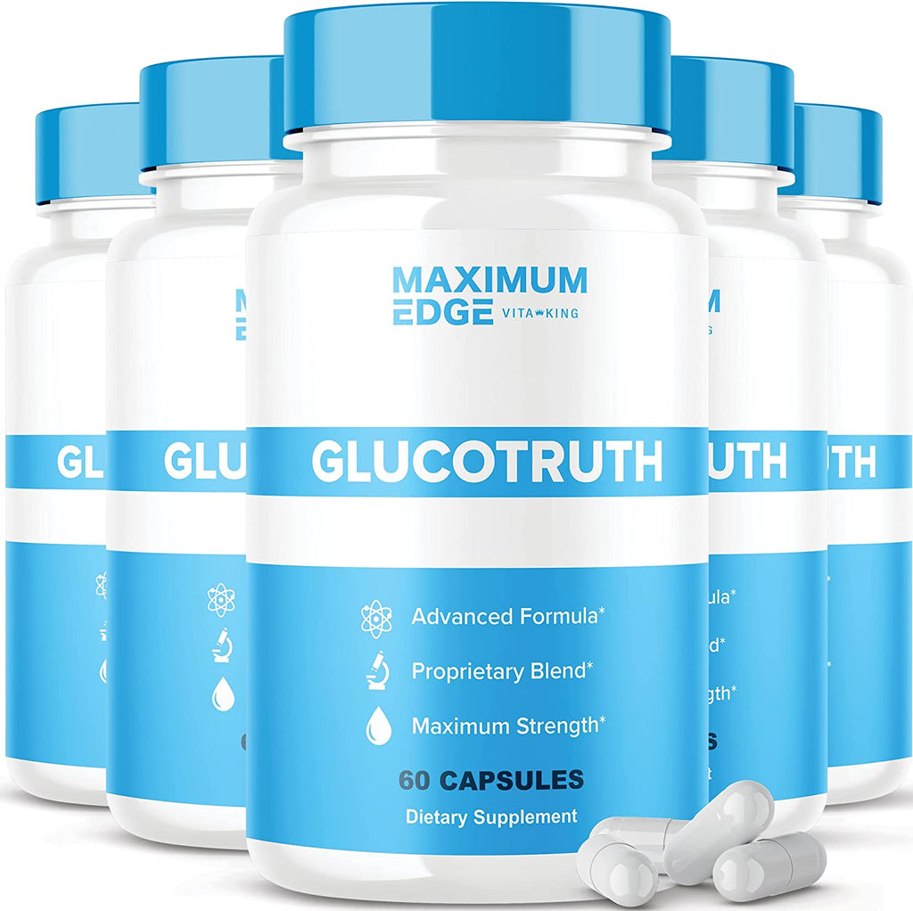 (5 Pack) Glucotrust Capsules Gluco Trust Supplement Pills Glucose (300 Capsules) - LEIXSTAR