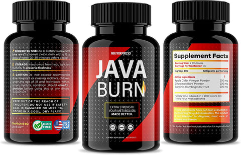 (2 Pack) Java Burn Supplement Javaburn Pills (120 Capsules) - LEIXSTAR