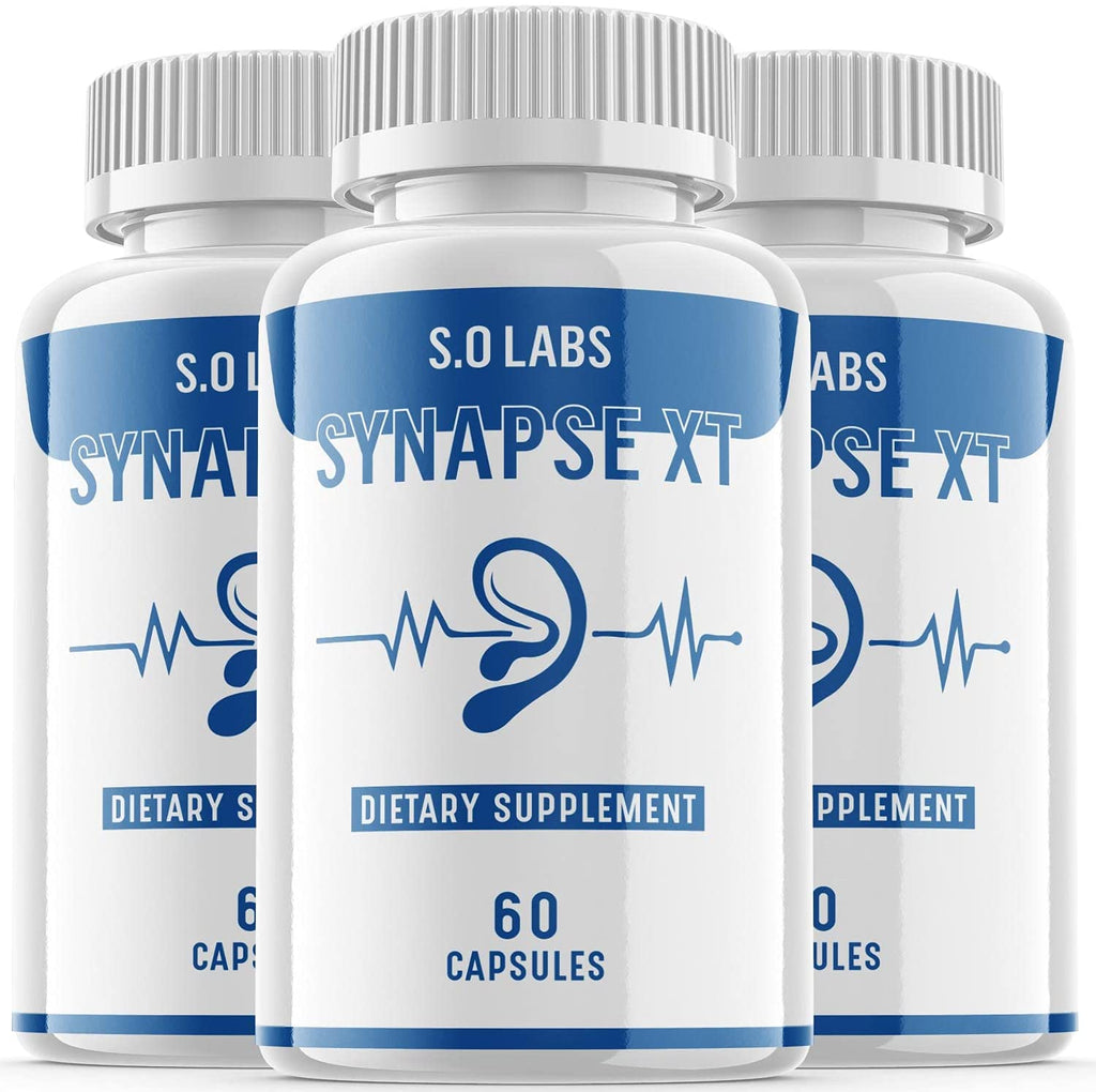(3 Pack) Synapse XT for Tinnitus Supplement Pills 180 Capsule - LEIXSTAR