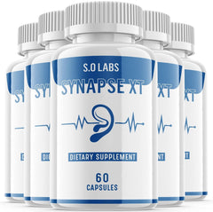 (5 Pack) Synapse XT for Tinnitus Supplement Pills - LEIXSTAR