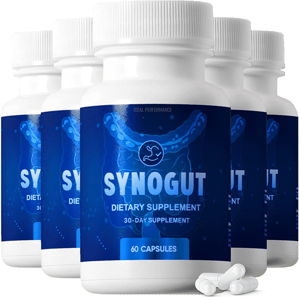 (5 Pack) Synogut Pills Dietary Supplement (300 Capsules) - LEIXSTAR