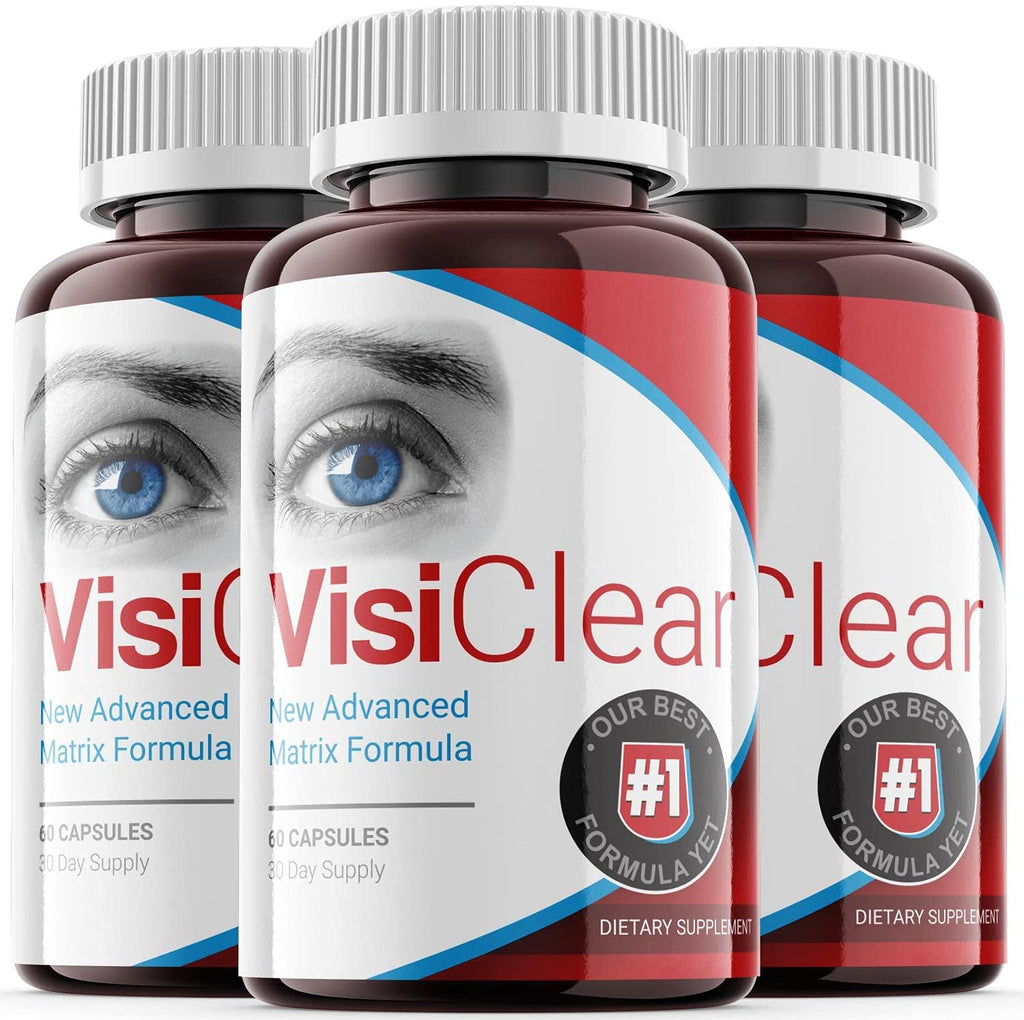 (3 Pack) Visiclear Advanced Eye Health Formula for Eyes - (180 Capsules) - LEIXSTAR