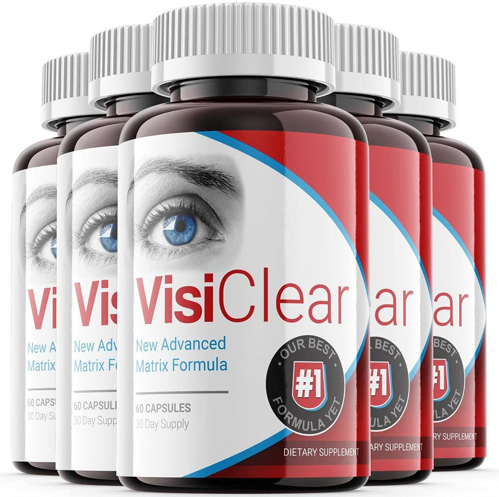 (5 Pack) Visiclear Advanced Eye Health Formula for Eyes - (300 Capsules) - LEIXSTAR